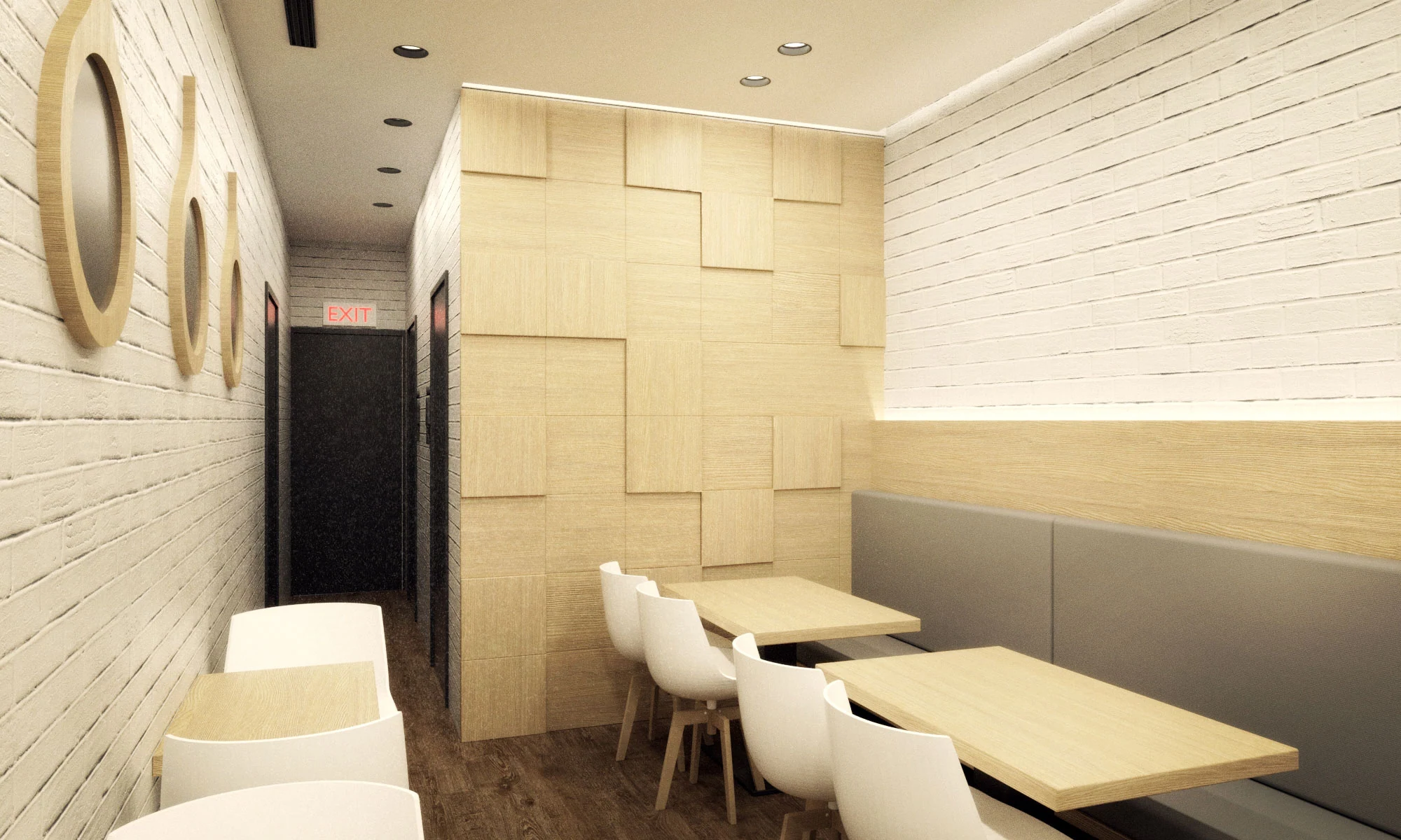 Waterville House of Pizza (USA) custom furniture project by Spanopoulos Furniture