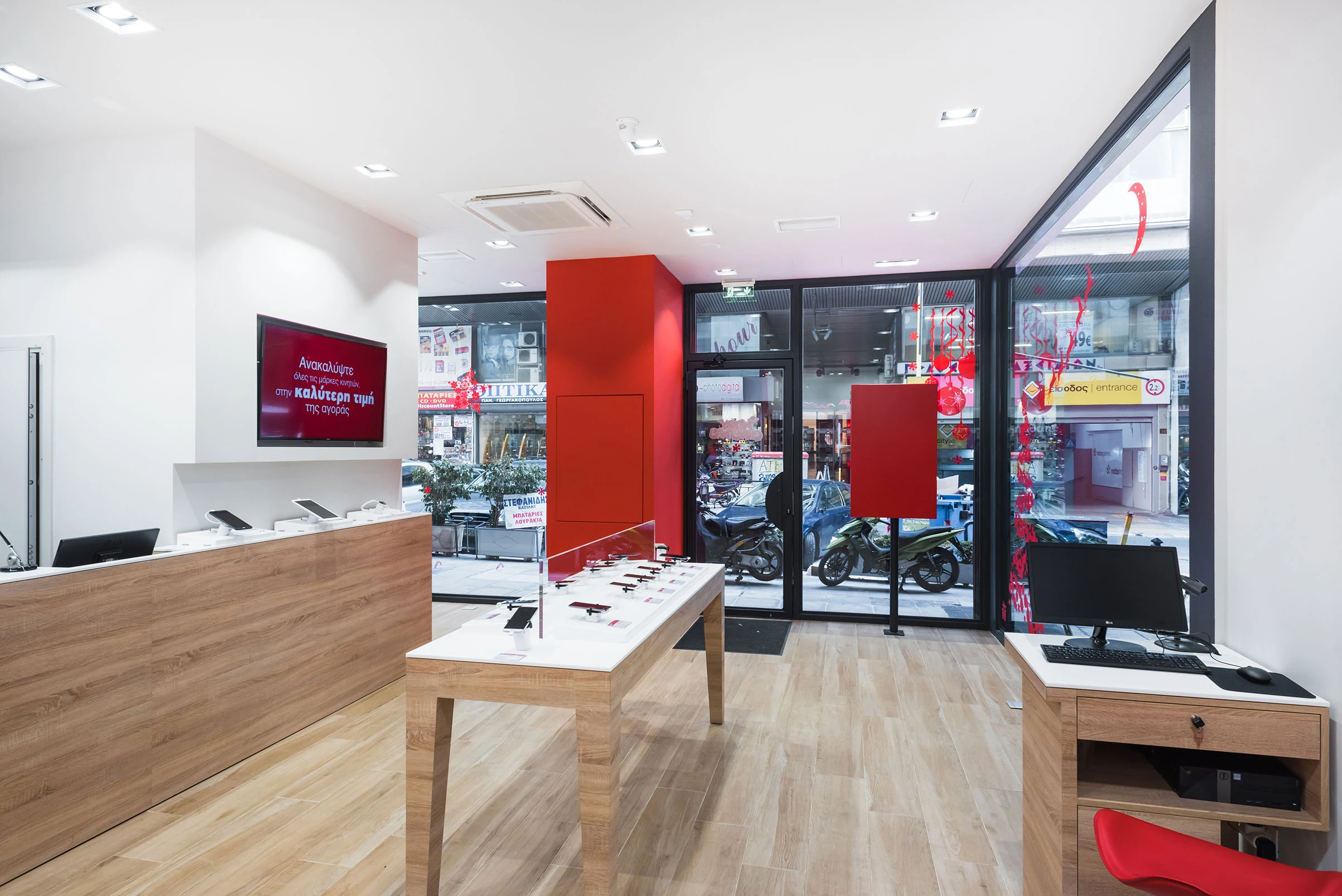 Phone Gallery (Athens) custom furniture project by Spanopoulos Furniture
