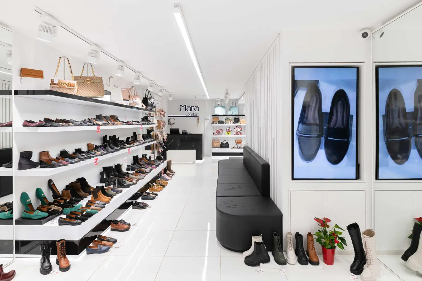 Mara Shoes (Nea Smirni) custom furniture project by Spanopoulos Furniture