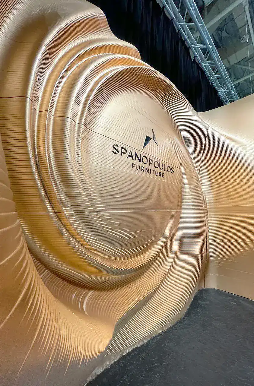 Vortex parametric installation at The Architect Show in Athens